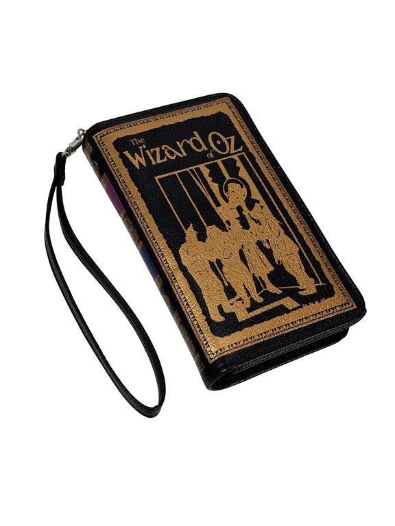 Wizard of Oz Womens Bifold Wallet with Wrist Strap, 7 In