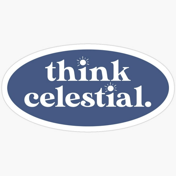 Think Celestial Sun Vinyl Decal Sticker
