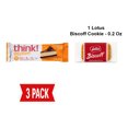 thumbnail image 1 of Think! Chocolate Peanut Butter Pie Keto Protein Bar, 1.41 Oz - Pack Of 3 & Lotus Biscoff Cookie - 0.2 Oz - 1 ct, 1 of 1