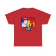thumbnail image 1 of Think Devil Angel TV Skateboard 90s 00s Classic Retro T Shirt Print - Red / L, 1 of 5