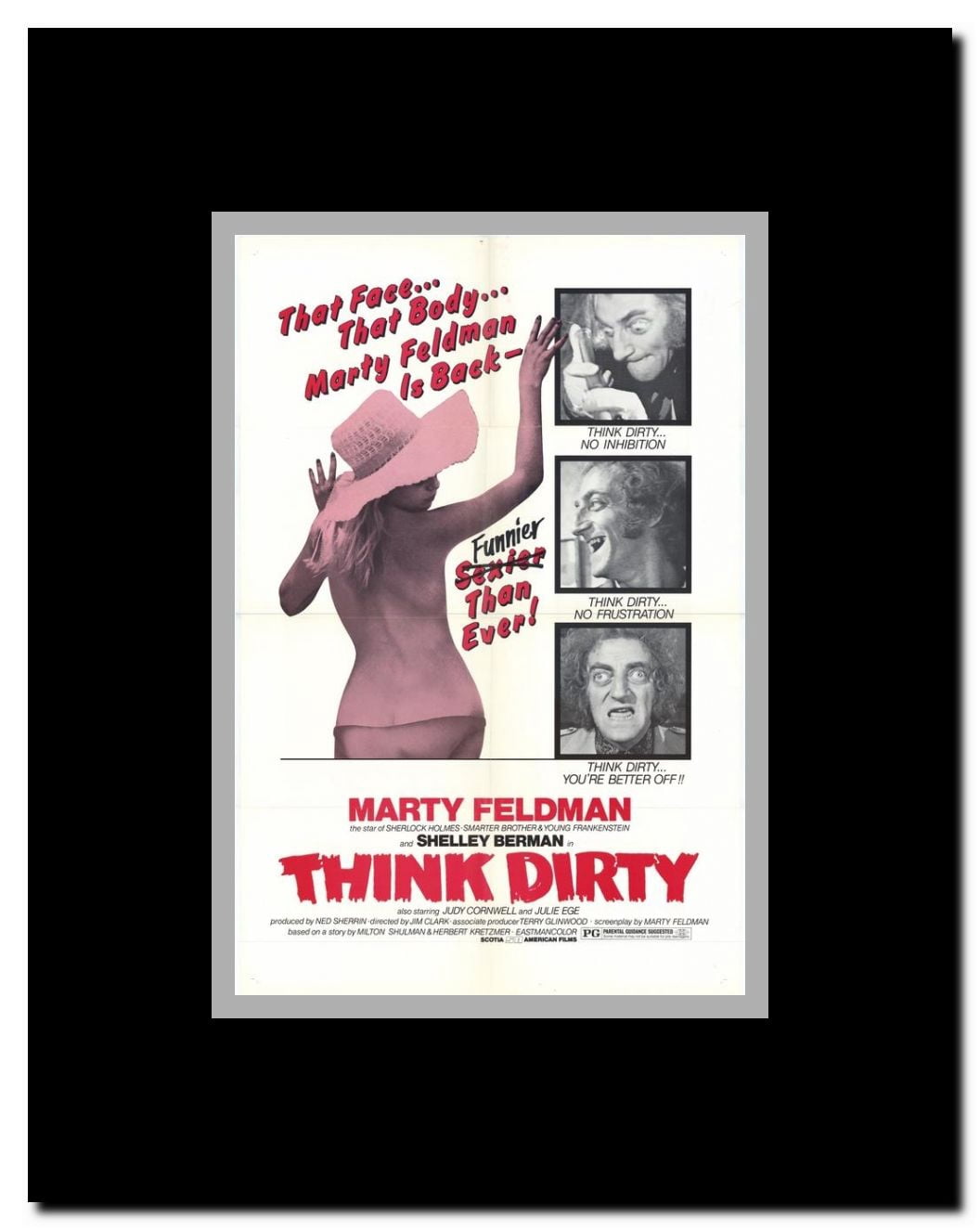 Think Dirty Framed Movie Poster