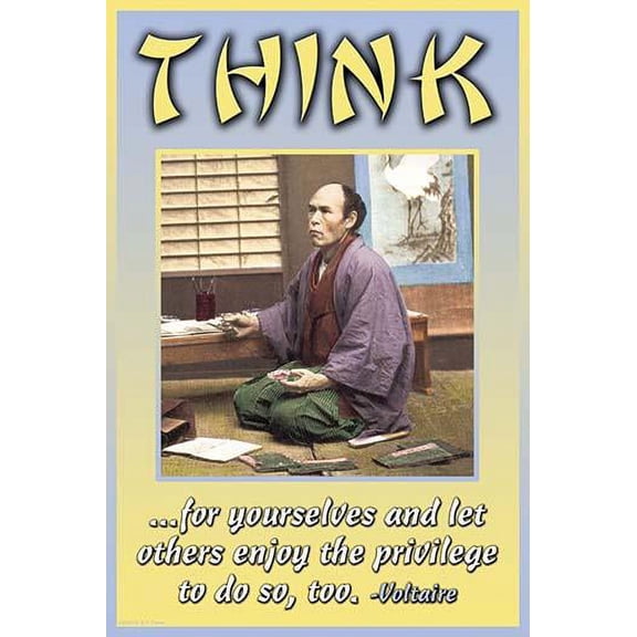 Think- Fine Art Canvas Print (20" x 30")