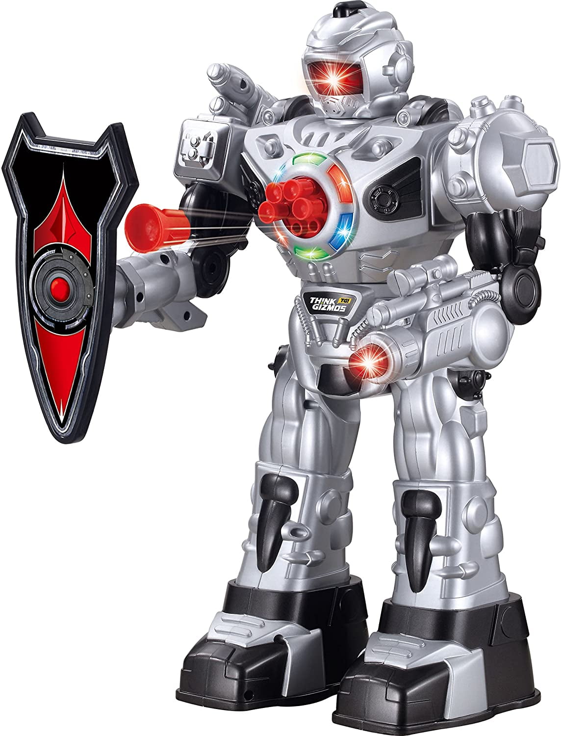 その他 GIZMO Amazon.com: Think Gizmos - RoboShooter Remote Control Robot