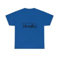 thumbnail image 1 of Think Happy Thoughts Inspirational Optimistic  Gildan Unisex Cotton Tee, 1 of 7