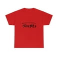 thumbnail image 1 of Think Happy Thoughts Inspirational Optimistic  Gildan Unisex Cotton Tee, 1 of 7
