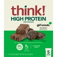 thumbnail image 1 of Think! High Protein Bars, Chocolate Mint, 20g, 5Ct, 1 of 11