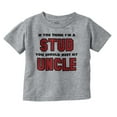 thumbnail image 1 of Think Im A Stud Meet My Uncle Youth T Shirt Tee Boys Infant Toddler Brisco Brands 2T, 1 of 5