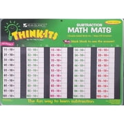 Think-Its Reusable Double-Sided Math Mats - Subtraction - The Fun way to learn