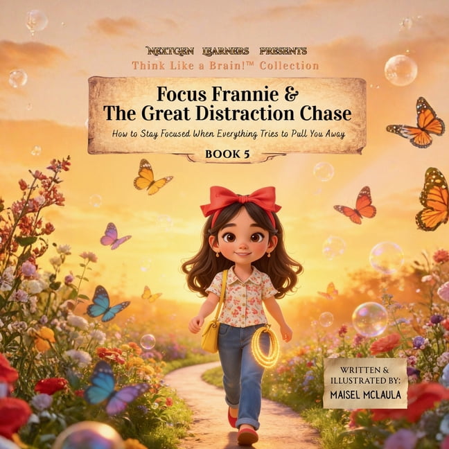 Think Like a Brain!: Cortex Castle Focus Frannie and the Great Distraction Chase: How to Stay Focused When Everything Tries to Pull You Away, Book 5, (Paperback)