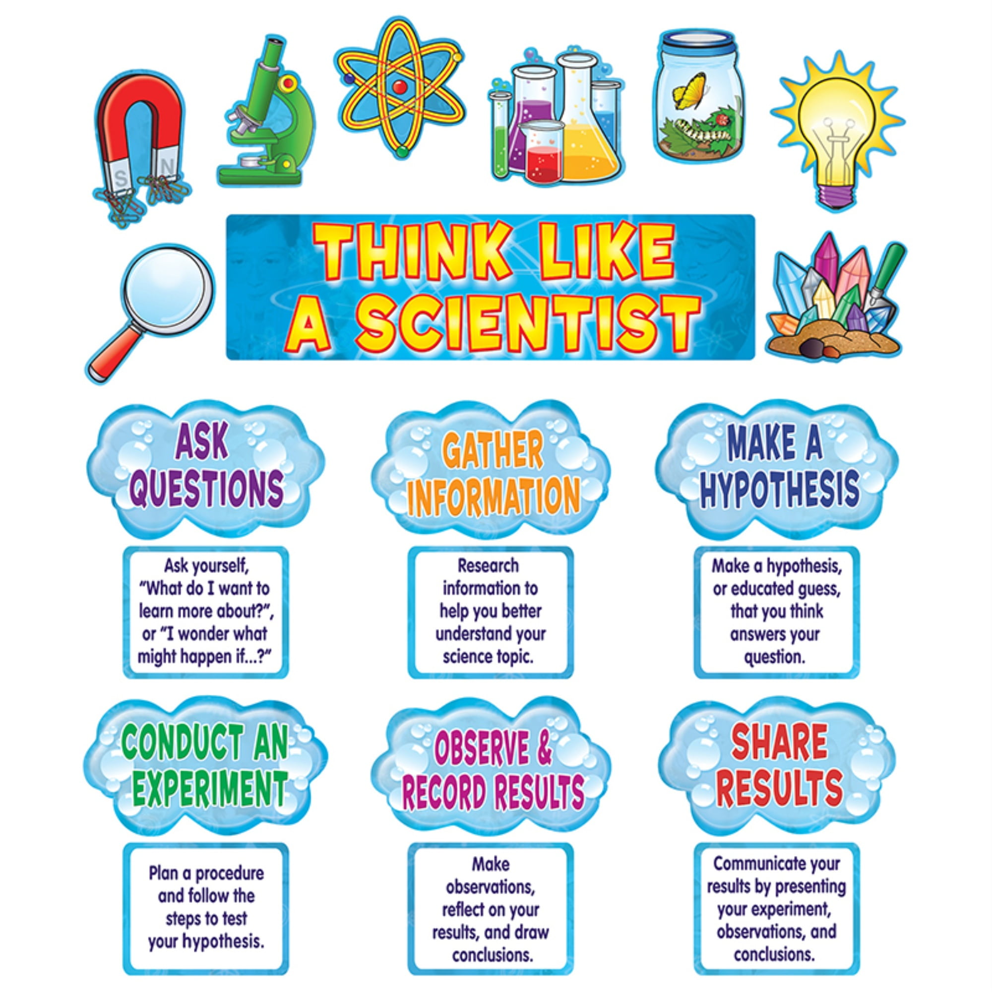 Think Like a Scientist Mini Bulletin Board Set | Bundle of 5 - Walmart.com