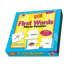 Think, Match, and Learn!: First Words Floor Puzzle : Photo Puzzles (Game)