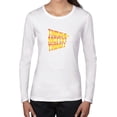 thumbnail image 1 of Think McFly Think! - Future Graphic Women's Long Sleeve Grey T-Shirt, 1 of 2