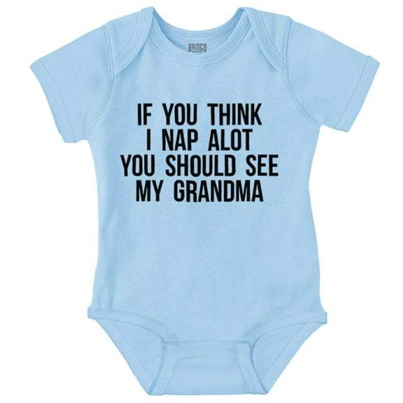 Think Nap You Should See Grandma Romper Boys or Girls Infant Baby Brisco Brands 24M