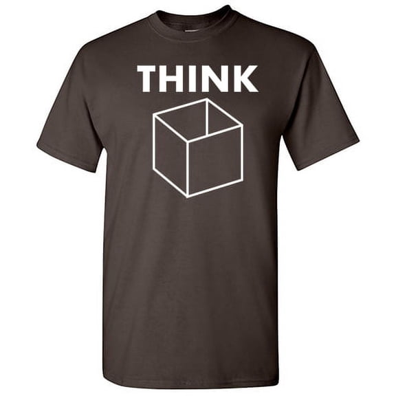 Think Novelty Tshirt Motivational And Inspirational Graphic Tees Gift For Mens Funny Sarcastic T Shirt