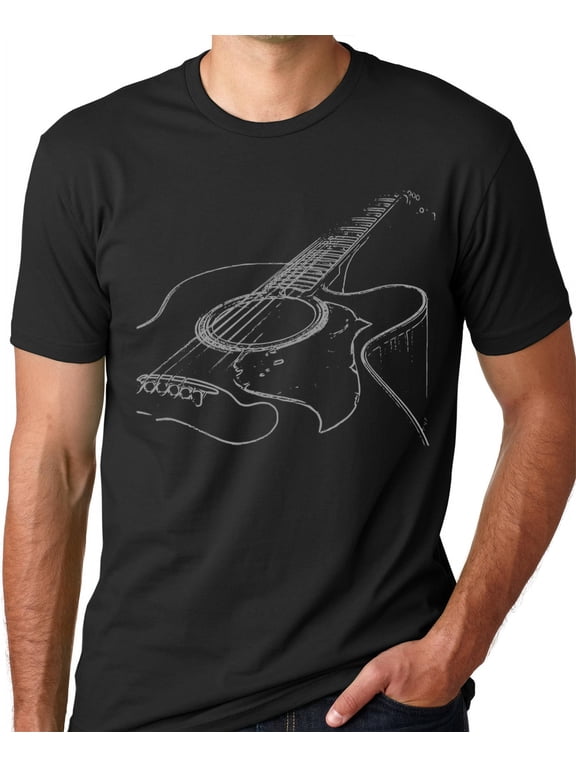 Acoustic Guitar T-shirt Cool Musician Tee