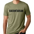 thumbnail image 1 of Think Out Loud Apparel Bacontarian Funny Bacon Lovers T-Shirt Hummor Tee, 1 of 2