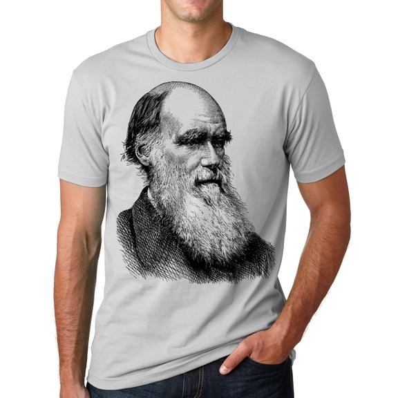 Think Out Loud Apparel Charles Darwin Portrait T-shirt Evolution Tee