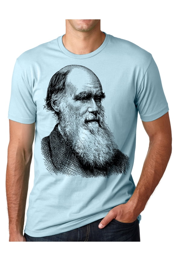 Charles Darwin Portrait T-shirt Evolution Tee