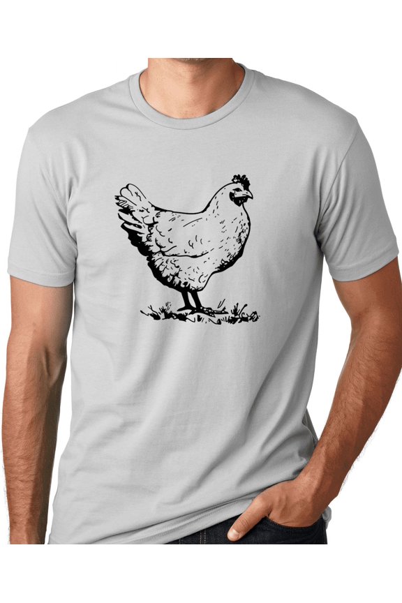 Chicken Funny T-shirt Humor Tee Shirt Hen