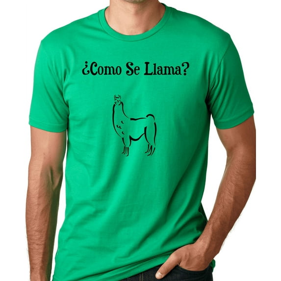 Think Out Loud Apparel Como Se Llama Funny T-shirt Spanish Humor Tee shirt