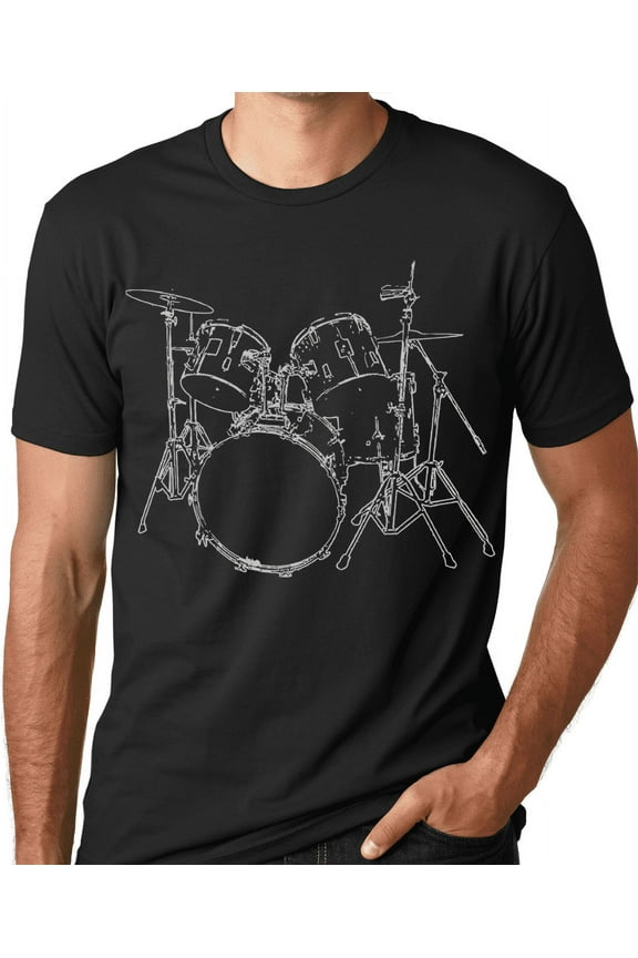 Drums T-shirt Artistic design Drummer Tee Shirt