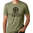 thumbnail image 1 of Think Out Loud Apparel I Recycle I Wore This Shirt Yesterday Funny Environmental T-Shirt Humor shirt, 1 of 2