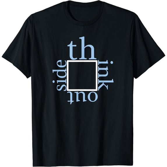 Think Outside The Box Shirt Creative Thinking Artist Gift Black Small