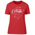 thumbnail image 1 of Think Outside The Box T-Shirt Women -Image by Shutterstock Women T-Shirt, Female x-Large, 1 of 2