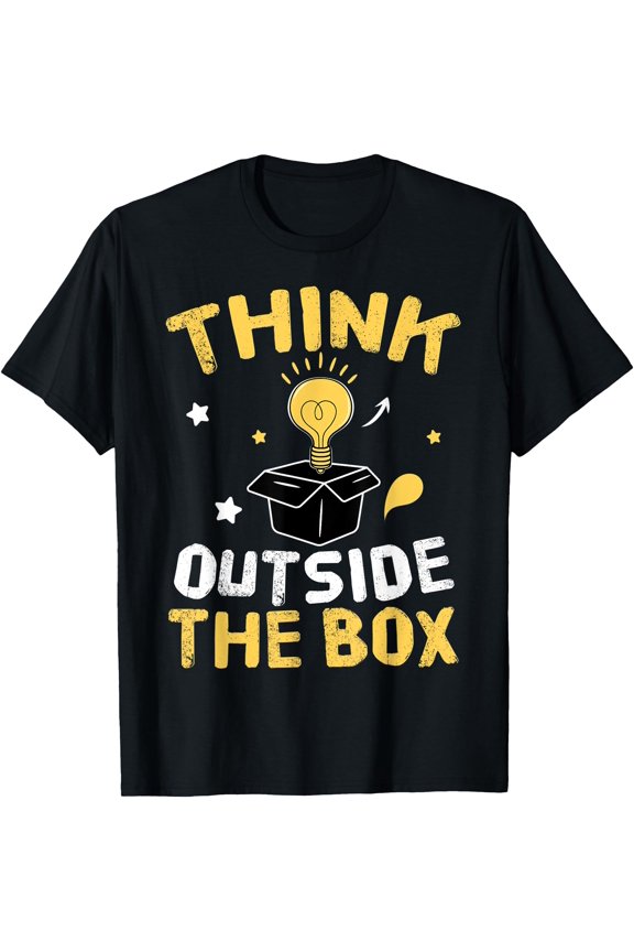 Think Outside The Box Tee STEAM Teacher Back to School STEM T-Shirt