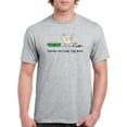 thumbnail image 1 of Think Outside The Litter Box T-Shirt Men -Smartprints Designs, Male XX-Large, 1 of 4