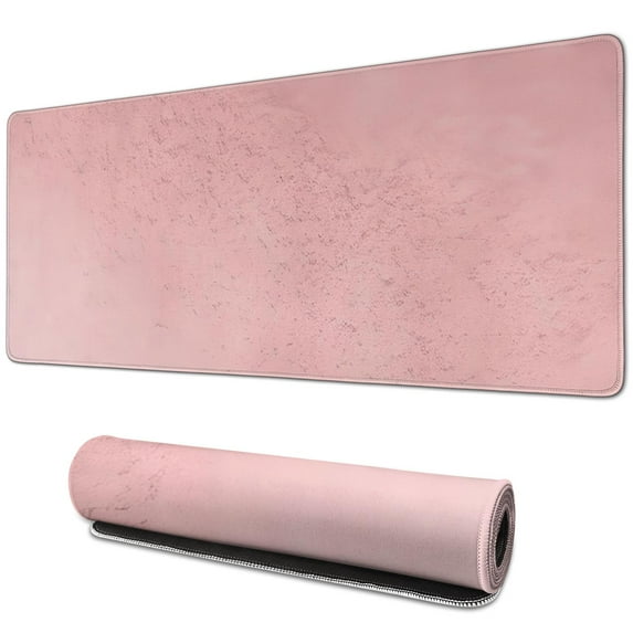 Think Pink for Your Office: Large31.5x11.8 inches Mousepad with Ergonomic Desk Pad, Ideal for Home Office Table & Computer - Stay Positive