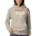 thumbnail image 1 of Think Positive Daisies Hoodie Women -Image by Shutterstock, Female Small, 1 of 4