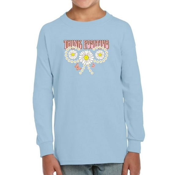 Think Positive Daisies Long Sleeve Toddler -Image by Shutterstock, 5 Toddler