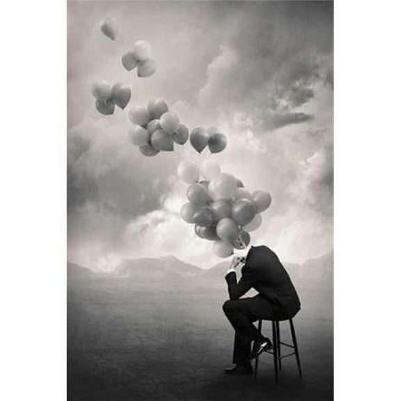 Think Poster Print by Tommy Ingberg