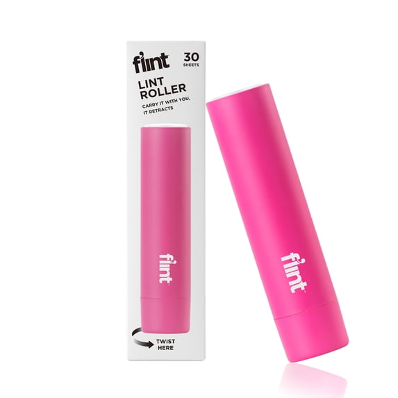 Think Product Lab Flint Classic Pink Retractable Lint Roller