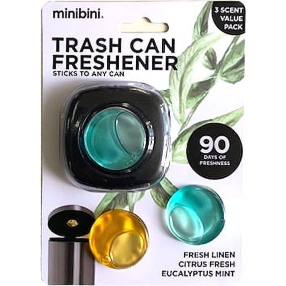 Think Product Lab Minibini Plastic Trash Can Freshener 3 Scent Value Pack
