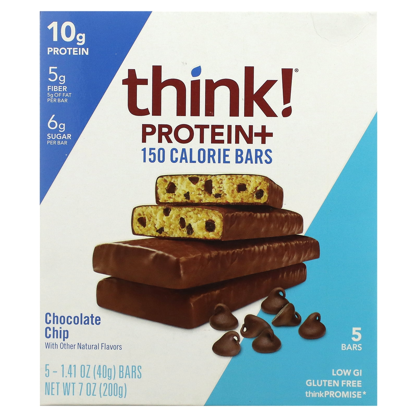 THINK PROT CHOC CHIP BAR ( 6 X 5 CT   )