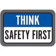 thumbnail image 1 of Think Safety First Sign, 1 of 1