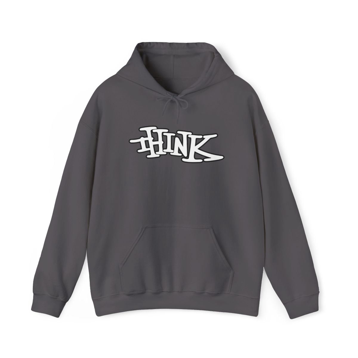 Think Skateboards 90s Skate 1996 Vintage Classic Logo Hoodie Print