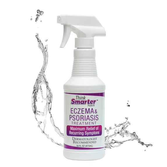 Think Smarter Products Eczema & Psoriasis Therapy with Hypochlorous Acid, All-Natural, 16fl oz (473 mL)