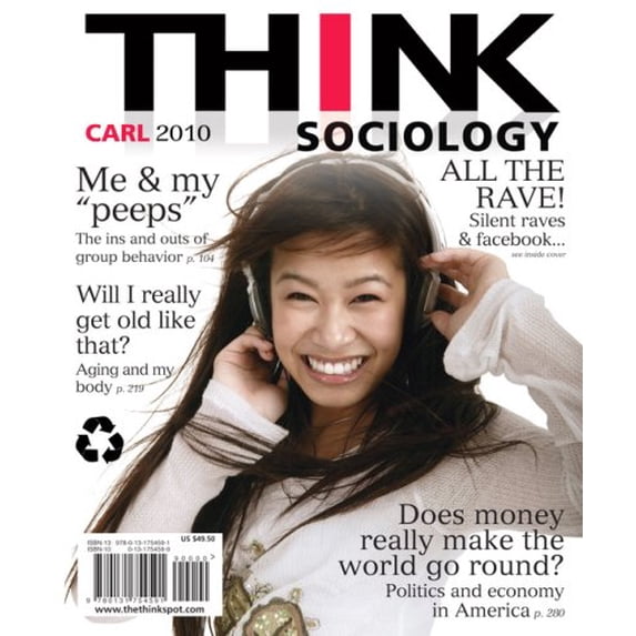 Pre-Owned Think Sociology (Paperback) 0131754599 9780131754591