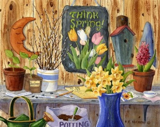 Think Spring Canvas Art - Maureen Mccarthy (20 x 16)