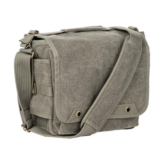 Think Tank Retrospective 10 V2.0 Medium Shoulder Bag for Pro Size DSLR, Pinestone Cotton Canvas