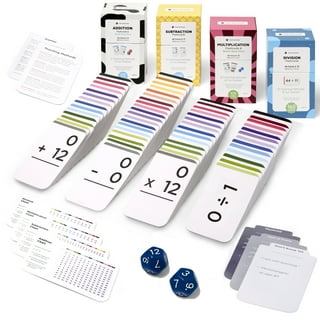 Think Tank Scholar 681 Math Flash Cards Addition, Subtraction, Multiplication Division 3.7" x 2.5"