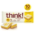 thumbnail image 1 of think! High Protein Bars, Lemon Delight, 2.1 oz Bar, 10 Count, 1 of 4