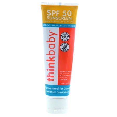 Think Thinkbaby SPF50+ Sunscreen, 3 oz 4 Pack