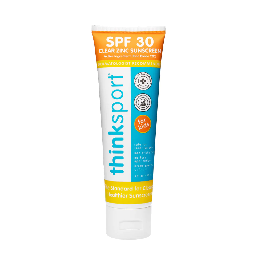 Thinksport Kids SPF 30 Clear Zinc Sunscreen ? Hypoallergenic Child and Baby Mine