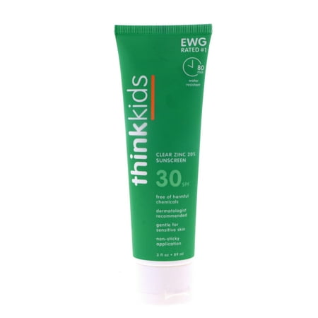 Think Thinksport for Kids Clear Zinc SPF30 Sunscreen, 3 oz
