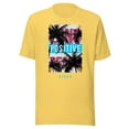 thumbnail image 1 of Think positive vibes Unisex t-shirt (Yellow, S), 1 of 2