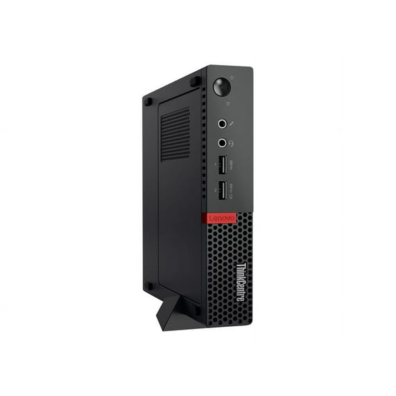 Lenovo ThinkCentre M910q 10MV - Tiny Core i5 7500T / up to 3.3 GHz - vPro - RAM 8 GB - HDD 500 GB - HD Graphics 630 - Gigabit Ethernet - Win 10 Pro 64-bit - monitor: none - keyboard: US - black - TopSeller